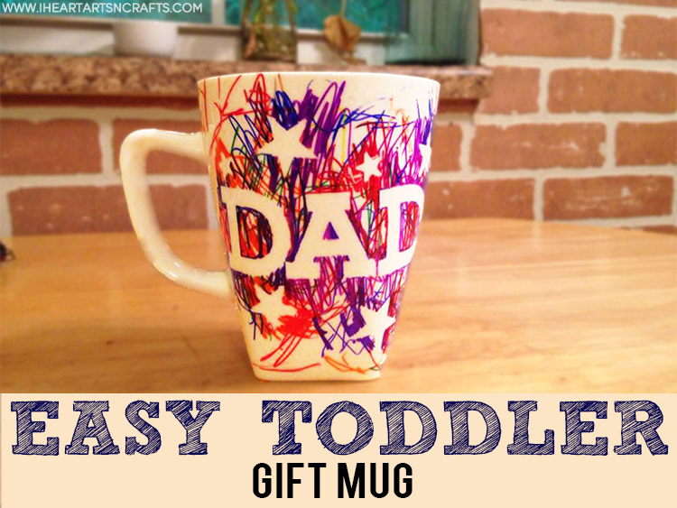 fathers day sharpie mug kids craft