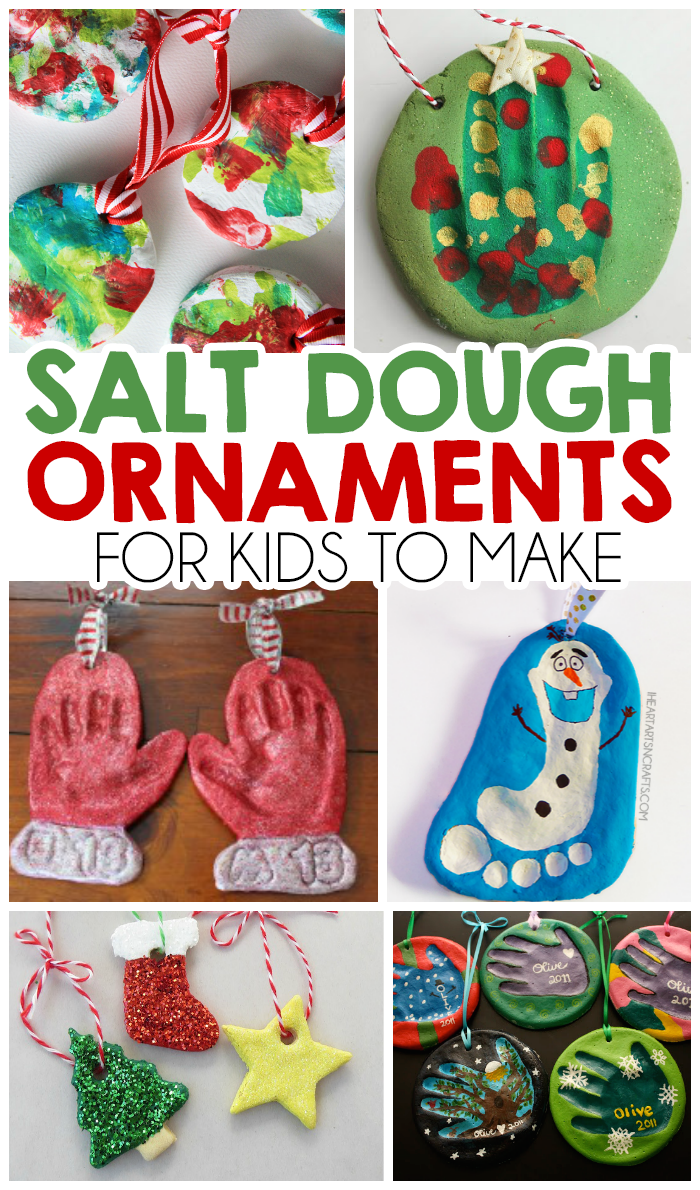 27 Christmas Salt Dough Ornaments For Kids - I Heart Arts n Crafts
