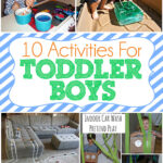 10 activities and crafts for toddler boys www.iheartartsncrafts.com