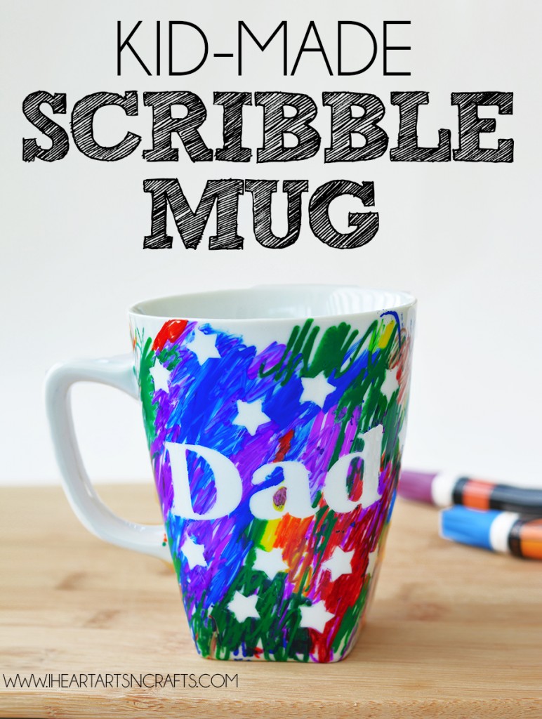 Kid-Made Scribble Gift Mug
