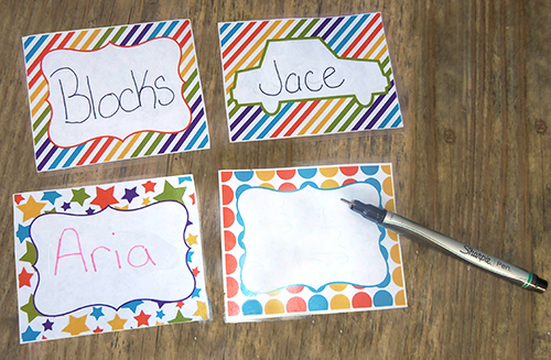 Free Printable Toy Bin Labels | Print and Customize with Sharpie!