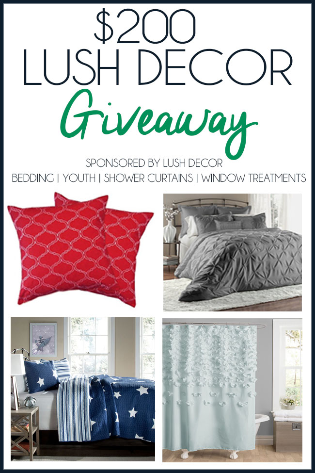 $200 Lush Decor Giveaway! Come check out their gorgeous designs and our fabulous giveaway!