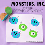 Monsters, Inc. Inspired Potato Stamping