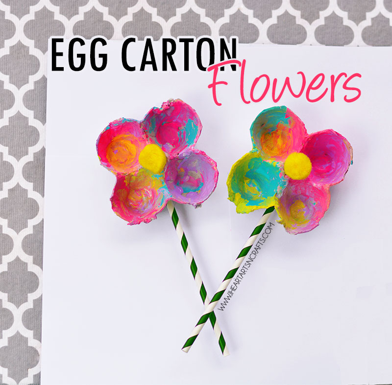 Egg Carton Flowers 