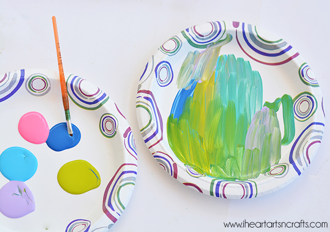 Rainbow Fish Paper Plate Craft For Kids