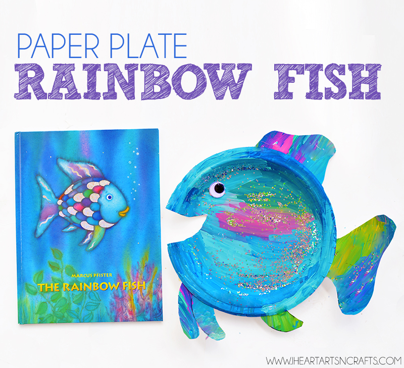 Rainbow Fish Paper Plate Craft For Kids