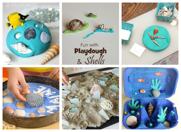 Kids Seashell Crafts and Activities