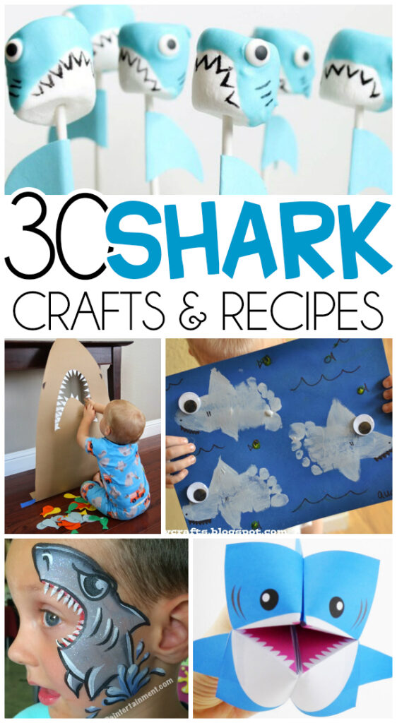 30 Shark Crafts and Recipes For Kids
