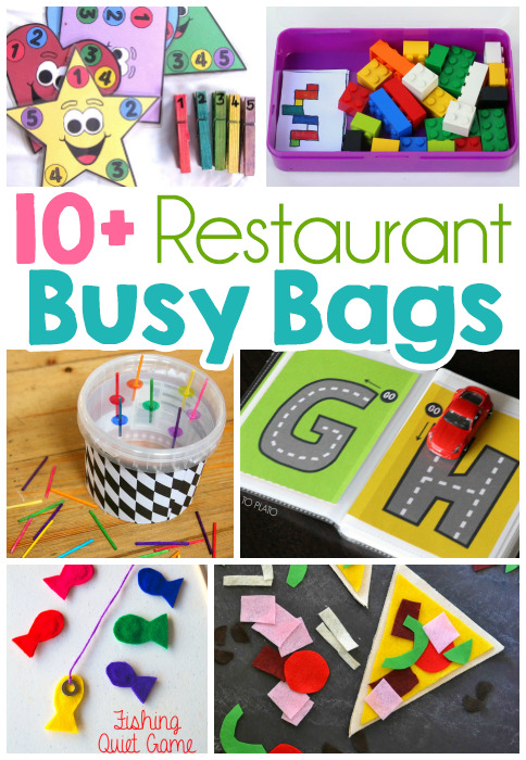 Restaurant Busy Bag Ideas For Toddlers