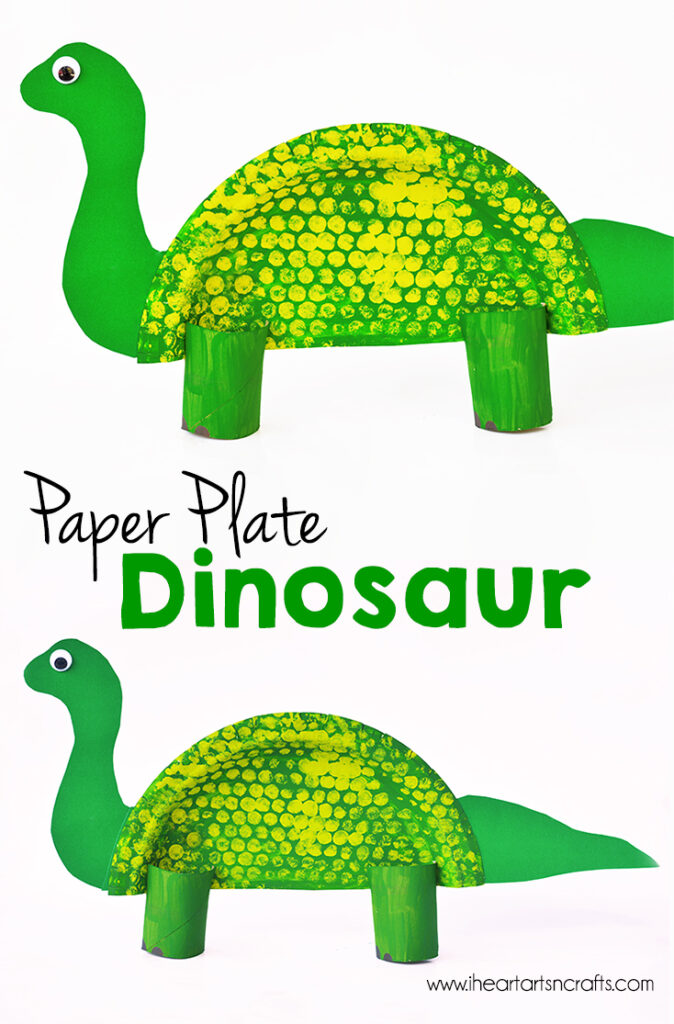 Paper Plate Dinosaur Kids Craft