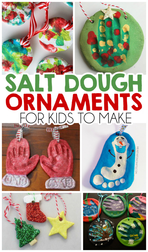 27 Christmas Salt Dough Ornaments For Kids To Make