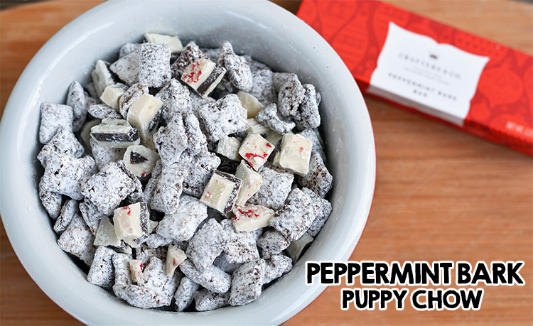 Peppermint Bark Puppy Chow Recipe