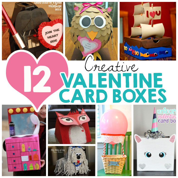 12 Creative Valentine Card Boxes