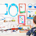 DIY Erasable Frames Wall Decal