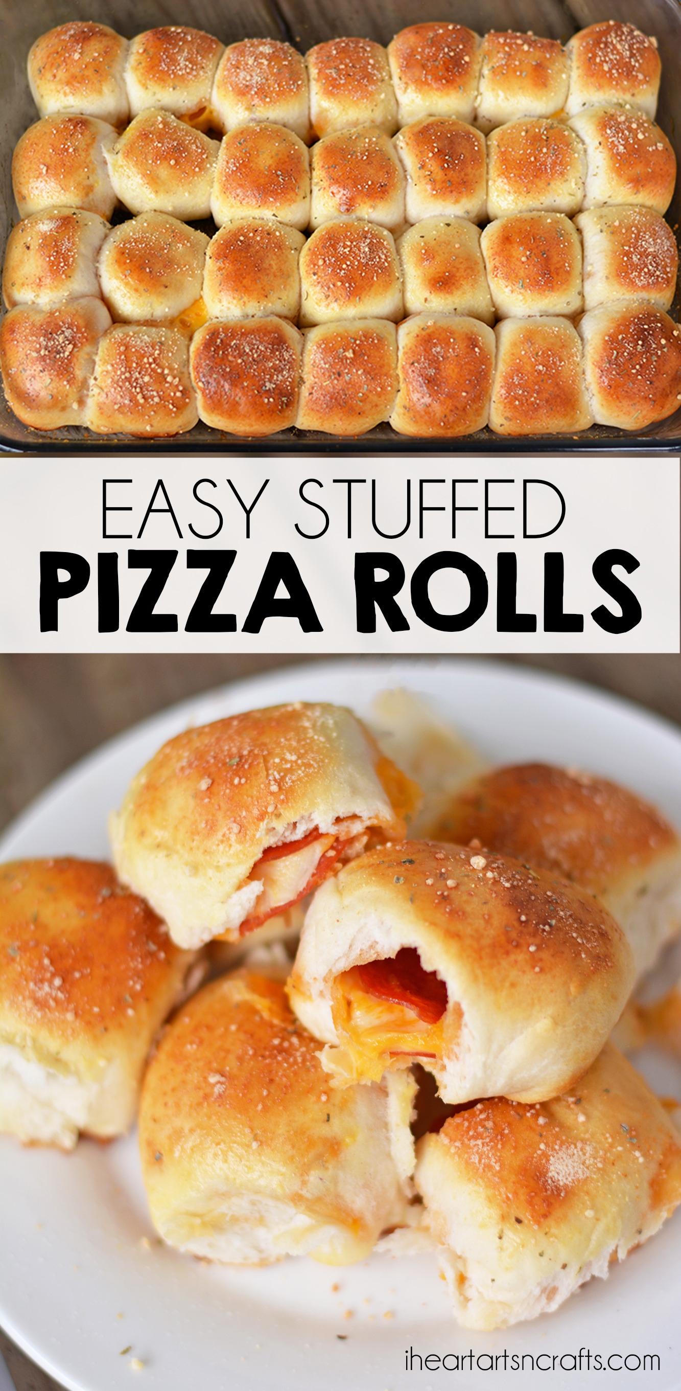 Easy Stuffed Pizza Rolls