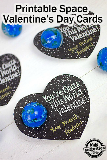You're Outta This World Printable Valentine