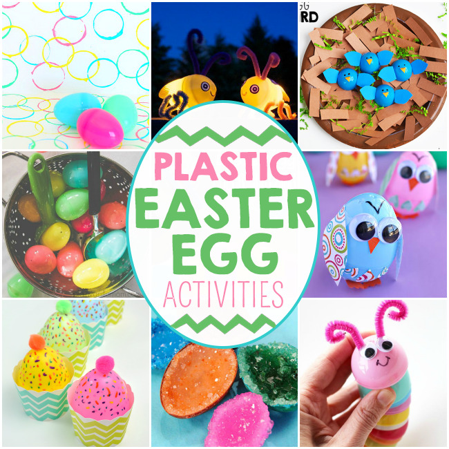 18 Plastic Easter Egg Crafts And Activities