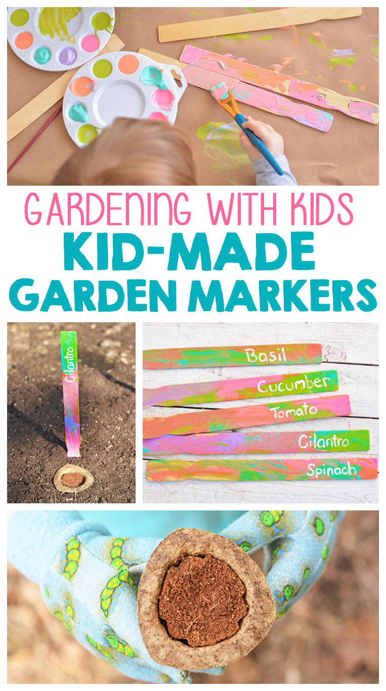 Gardening With Kids: Kid-Made Garden Markers
