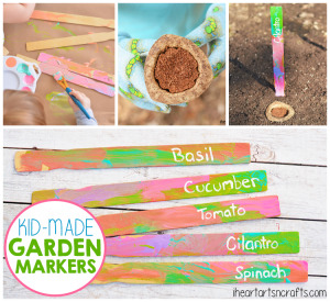Gardening With Kids: Kid-Made Garden Markers