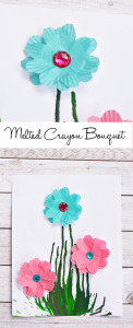 Melted Crayon Bouquet