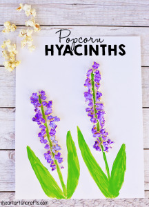 Popcorn Hyacinths Craft For Kids