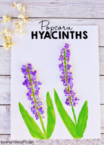 Popcorn Hyacinths Craft For Kids