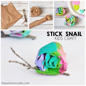 Stick Snail Craft For Kids