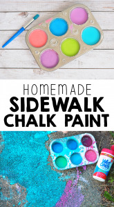 Homemade Sidewalk Chalk Paint Recipe