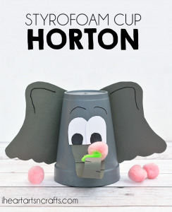 Styrofoam Cup Dr. Seuss Horton Hears A Who Craft For Kids