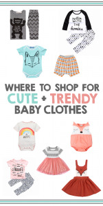 Where To Shop For Cute And Trendy Baby Clothes