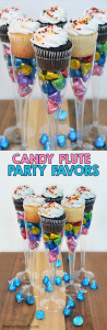 Candy Filled Flute Birthday Party Favors