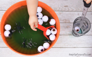 Halloween Soup Sensory Play
