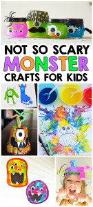 12 Not So Scary Monster Crafts For Kids
