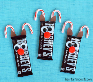 Rudolph Reindeer Candy Bars