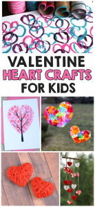 Valentine Heart Crafts For Kids
