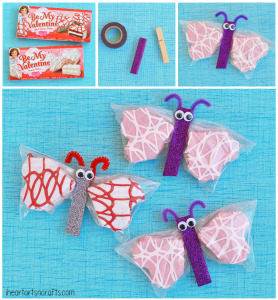 Valentine Snack Cakes Butterfly Treat