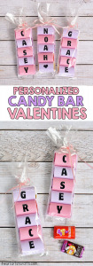 Personalized Candy Bar Valentines
