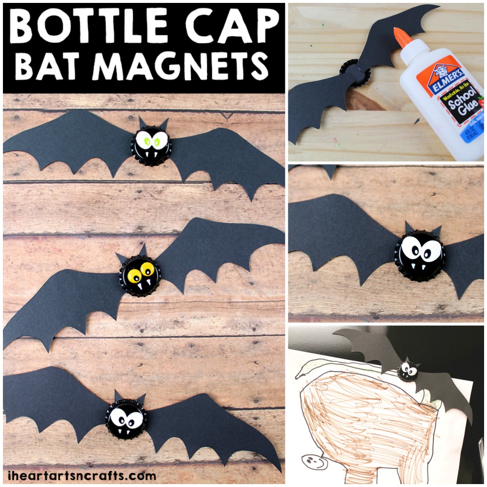 Halloween 5 off Bat fridge magnets 