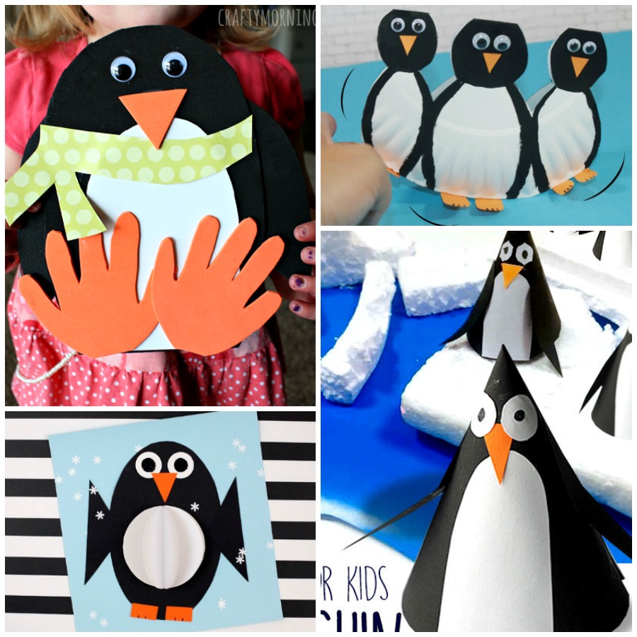 These 15 creative penguin crafts make the perfect winter kids craft, preschool craft, and winter animal craft for kids.