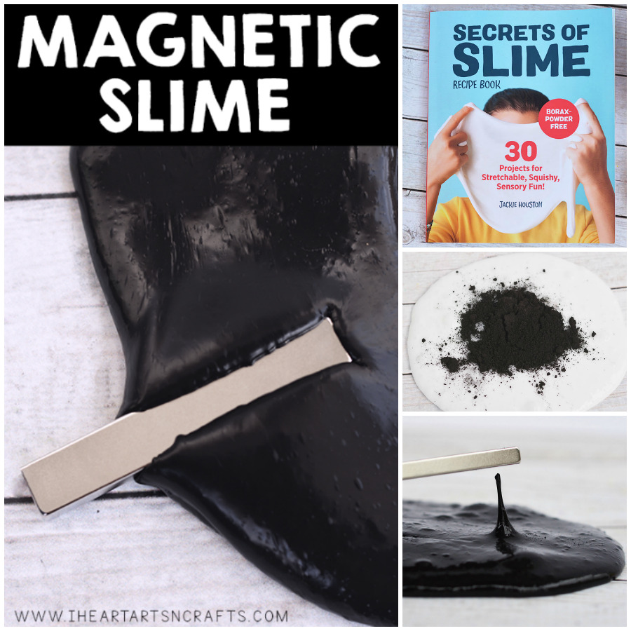 Learn how to make magnetic slime with iron oxide powder and saline solution. You can play with it like regular slime but it will react to a strong magnetic field!