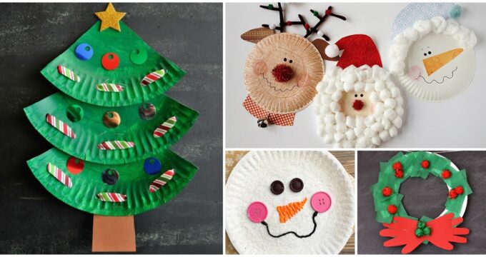25 Christmas Paper Plate Crafts For Kids