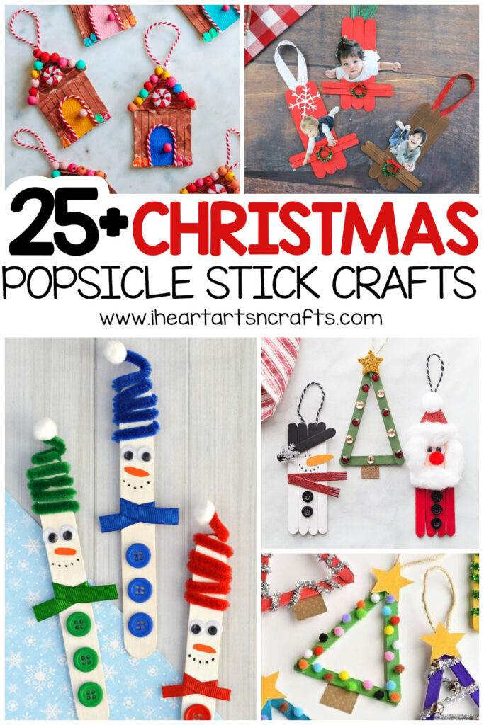 If you're looking for some easy Christmas crafting ideas, these Christmas Popsicle Stick Crafts for kids are perfect for you! Grab some popsicle sticks to create so many different Christmas craft ideas that we've rounded up for you here. 