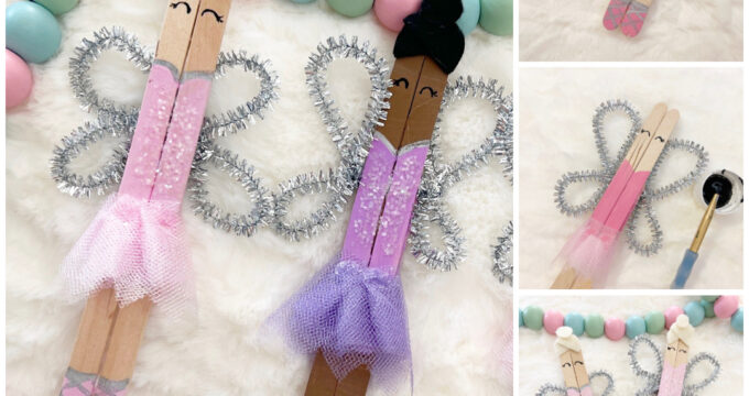 Craft Stick Sugar Plum Fairy Ornament