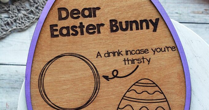 How To Make An Easter Bunny Tray With The xTool S1